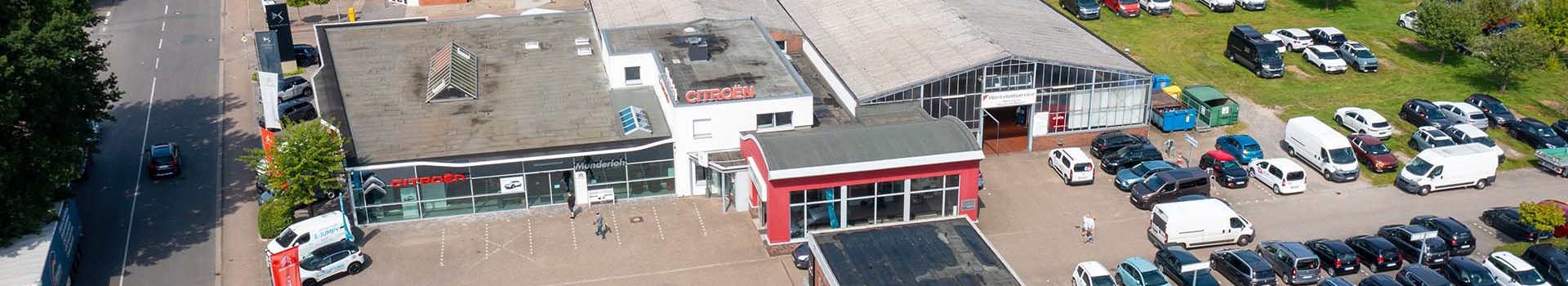 Auto Munderloh Oldenburg aus der Vogelperspektive